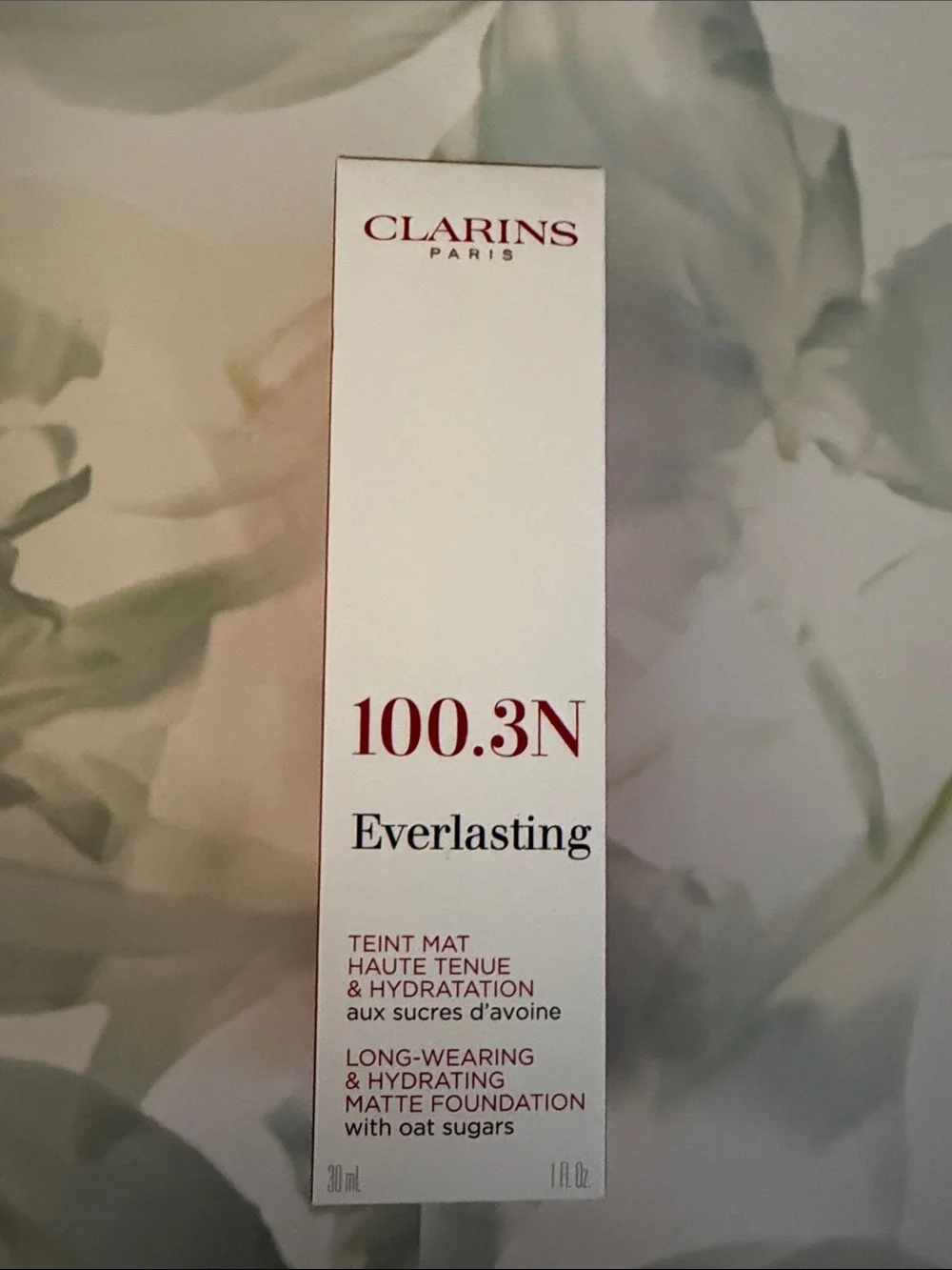 Clarins Everlasting Matte Foundation 100.3N - NWB